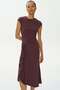 Draped-panel jersey dress - 6