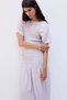 MAMA Smocked-detail dress