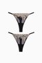 2-pack lace tanga thong briefs