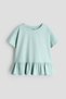 Cotton peplum top - 2