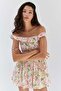 Smocked off-the-shoulder dress - 4