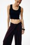 Twist-detail jersey trousers - 4