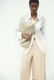 Wide linen-blend culottes - 2