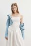 Smocked flared-skirt dress - 2