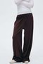 Ribbed drawstring trousers - 6