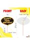 70th Birthday Photo Booth Party Props Brown & Golden Glitter, Birthday Party Decoration, Birthday Party Item - 2