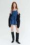 Flared-skirt denim dress - 5