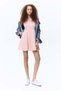 Flared-skirt poplin dress - 3