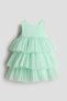 Tiered tulle-skirt dress