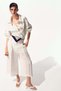 Wide linen-blend culottes - 4