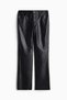 Ankle-length leather trousers - 3