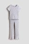 2-piece ribbed cotton set - 2