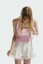 Square-neck jersey top - 2