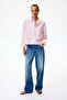 Oversized poplin shirt