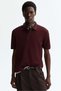 Slim Fit Textured jersey polo shirt - 3