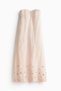 Embellished bandeau dress