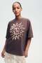 Oversized printed T-shirt