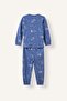 100% Cotton Space Patterned Long Sleeve Top Elasticized Leg 2-Piece Pajama Set Baby Boy I1441A526Au - 8