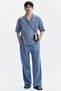 Relaxed Fit Short-sleeved muslin shirt - 3