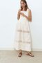Open-back lace-detail dress - 3