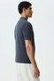Slim Fit Textured-knit polo shirt - 5