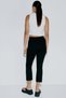 Viscose-blend capri trousers
