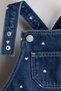 Printed denim dungarees - 3