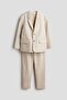 Linen-blend suit