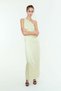 One-shoulder viscose dress - 3