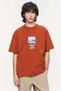 Loose Fit Printed Cotton T-shirt - 4