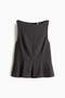 Tailored peplum top