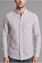 Cotton Regular Fit Classic Collar Pocket Striped Long Sleeve Shirt I6048Ax26Au - 5