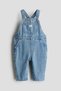 Cotton denim dungarees
