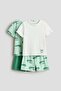 2-pack printed cotton pyjamas