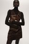 V-neck waisted dress - 4