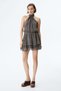 Chiffon halterneck dress - 3