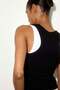 Ribbed viscose vest top - 4