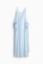 Embroidered chiffon beach dress