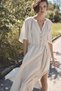 Tie-detail tunic dress - 5
