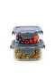 2PCS Borosilicate 500ml & 800ml Glass Food Storage Containers with Airtight Plastic Lids