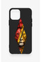 iPhone 12-12Pro Compatible Cut-Out Lion Pattern Silicone Case - 2