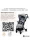 - Penta Compact Lightweight Travel Stroller W/ Cup Holder - Medium Grey - 4