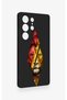 Samsung S25 Ultra Compatible Cut-Out Lion Pattern Silicone Case - 3