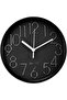 Modern 20cm Round Wall Clock – Sleek Black Frame with Bold High-Contrast Easy-to-Read Numbers