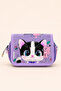 Girl's College School Bag Set 3-Piece Cat Patterned Backpack Lunch Bag Pencil Holder - 4