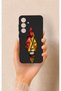 Samsung S25 Compatible Cut-Out Lion Patterned Silicone Case