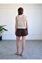 Women's Natural Vest V-Neck Openwork Knitted Detailed Buttoned Sleeveless Regular Length - 8