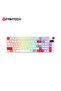 MK918 97-Key Tri-Mode Wireless RGB Mechanical Gaming Keyboard,Anti Ghosting Keys,Red Switch,TFT Screen,White