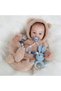 KSBD Baby Dolls - 18 Inch Realistic Baby Doll Lifelike Full Baby Boy Real Life Baby Doll with Soft Vinyl Body can Swimming with Accessories Gifts for Kids 3+