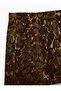 Cotton A-Line Gabardine Camouflage Patterned Mini Skirt - 3